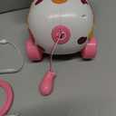 Musical Puppy Toys for 1 Year Old Girl Gifts, 1st Birthday Gril Gift, Bilingual Baby Toy 6-12-18 Months, Learning Toy for 1 Year Old Boy Present with Sound Light (Pink)