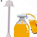 1 Pack Milk Dispenser for Fridge Gallon, Automatic Drink Dispenser, Electric Tap, One-Handed Operation, Prevents Milk and Beer Overflow, Suitable for Home and Outdoor Kitchens