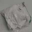 Fabric Shower Curtain 60 x 72 inch, Waffle Weave, Hotel Luxury Spa, 230 GSM Heavyweight, Water Repellent, Machine Washable, White Pique Pattern Decorative Bathroom Curtain