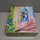 Aquarium Night Light with Rotating Castle Scene - Moving Picture Projection, White Mood Light for Bedroom/Office Decor, Unique Gift Idea