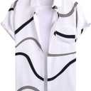 Hawaiian Shirt for Men Short Sleeve Button Summer Beach Casual Short Sleeve Tropical Holiday Beach Shirts (XXL)