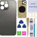 OEM Rear Cover Back Glass Replacement for iPhone 13 pro max 6.7 inches (Graphite) All Carriers with Pre-Installed Adhesive and Repairing Tool Kits