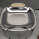 oneisall Stainless Steel Cat Water Fountain, 3.5L/118fl oz Automatic Pet Drinking Fountains for Cats Indoor, Quiet Running Cat Waterer Fountains(PW03 Cat Fountain +3 Sets Filters)