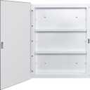 IDYLLOR Plastic Medicine Mirror Cabinet for Bathroom 16 x 20 inch, Surface and Recessed Mount