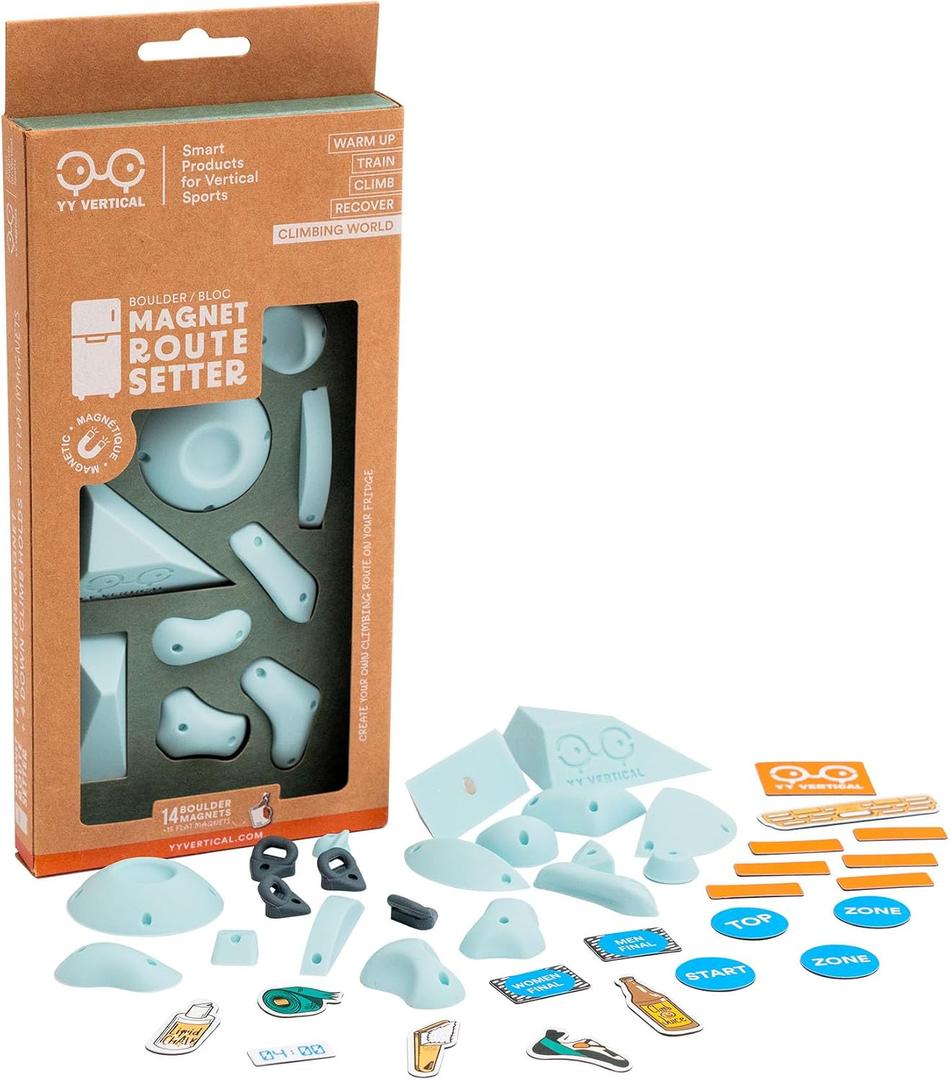 YY Vertical - Magnet Route Setter Magnetic Holds for Fridge, Boulder Edition