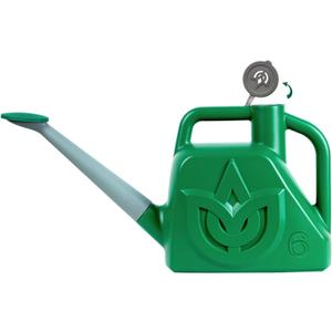 XXXFLOWER 1.5 Gallon Green Watering Can Outdoor Garden Flower Plant, Lightweight 6 L Water Cans with Detachable Nozzle Watering Pot for Office House Garden