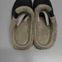 Beslip Classic Fur Lined Clogs Waterproof Winter Fuzzy Slippers for Women Men Indoor and Outdoor (11-11.5 Women/9.5-10 Men, Black/White)