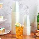 Lilymicky 500 Pack 9 oz Clear Plastic Cups, Disposable Drinking Cups, Plastic Party Cups for Birthday Parties, Picnics, Ceremonies, and Any Events