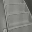 PetSafe CozyUp Folding Dog Stairs, Portable Indoor/Outdoor Pet Steps for Bed, Couch & Car, Grey, 20 Inch