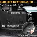 Cargo Mat for 2018-2024 Ford Expedition/Lincoln Navigator 7/8 Seats, Full Coverage All Weather Trunk Cargo Liner with 3rd Row Backrest Protectors (Not fit Max or L Model)