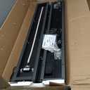 Aheaplus Headboard for Twin Size Bed with Storage, Headboards with Outlets, USB Ports and LED Light, Twin Size Head Board Only, Height Adjustable, Reversible, Sturdy and Stable Headboard, Black