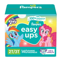 Pampers Training Pants - Easy Ups Girls & Boys - Size 2T-3T, 140 Count, My Little Pony Potty Underwear (Packaging May Vary)