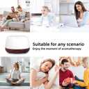 SEEDSEEL 300ML Essential Oil Diffuser,Aromatherapy Diffuser with Remote Control, 7-Color LED Light and 4 Timers,Quiet Auto-Off for Bedroom, Home,Office