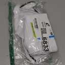 CHAMPRO boys Low-rise With Tournament Traditional Low Rise Pant w Braid, White, black Pipe, Medium US