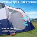 HG 10 Person Camping Tent Waterproof Family Dome Tent for Camping