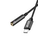 USB C to 1/4" Audio Cable, USB-C to 1/4" Female TRS Audio Cable, USB Type-C to 6.35mm Stereo Output Cord Adapter. Gold Plated 1 Feet