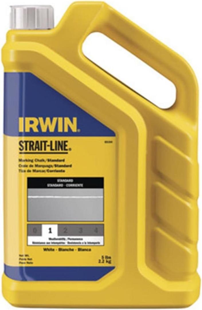 Irwin 5 Lb. White Chalk Standard (1 Count (Pack of 1))