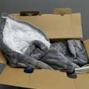 Bedsure Heated Blanket Throw Blanket - Fast Heating Electric Blanket with Over-Heat Protection, Soft Flannel Throw with Auto-Off, Warm Gifts for Grandma & Grandpa & Seniors (50"x60", Grey)