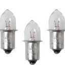 5pcs 4D 4.8V 0.75A Bayonet Base Krypton Replacement Bulb for Flashlight Replacement Bulb Torches Work Light Flashlight Bulbs