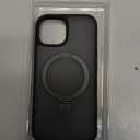 TORRAS Magnetic Kickstand for iPhone 17e, 15, 14, 13, & 16e Case [Fit for MagSafe][Sturdy & Versatile Stand] Military-Grade Shockproof Translucent Slim Protective Anti-Fingerprint Anti-Scratch, Black