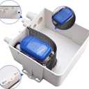 NovelBee 750 GPH Boat Marine Shower Sump Pump Drain System Kit,12V Multiple Inlet Ports Built-in Automatic Bilge Pump