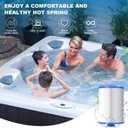 ROYOR PWW50 Spa Filter for Hot Tub - Hot Tub Filters Replacements Unicel 6CH-940, PWW50P3 (1-1/2" Coarse Thread), Filbur FC-0359, Waterways 817-0050, 45 Sq. Ft. Viking Spa Filter, 2 Pack