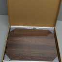 Deep Floating Shelves for Wall, 12 Inch Deep Floating Shelves Set of 2, 16"W x 12"D Wall Shelf, Wide Display Ledges Shelves for Bedroom, Bathroom, 12 Deep Bookshelf Wall Mounted - Rustic Brown