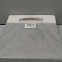 Temary 13x13 Storage Cubes 4 Pack Fabric Cube Storage Bins Large Storage Baskets with Leather Handles, Decorative Storage Boxes for Organizing Closet, Clothes, Foldable Cloth Baskets for Shelves (131313, White&Grey_PU Handles)