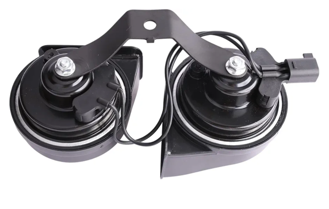 Dual Horn Assembly with Bracket Compatible with RAM 1500 2500 3500 3.6L V6 5.7L V8 2014 2015 2016 2017 Replace 68306481AB 68229241AA