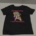 Womens Zombiecorn I Love Brainbows Zombie Halloween Unicorn Lovers V-Neck T-Shirt 4T