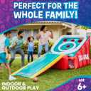 Flybar FunPark Giant Inflatable SkeeBall Game 11 Ft. Long Arcade Toy with 4 Balls and Electric Air Pump for Backyard, Indoor or Outdoor Family Play; Active Game for Kids & Adults, Ages 6+