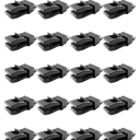Tarp Clips Heavy Duty Lock Grip - 20 Pcs Tent Clip, Tent Clamp, Tarp Hold Down Clips, Awning Clamps for Canopy Outdoor Camping (Black)