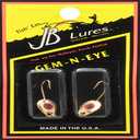 GE613AP Gem-N-Eye Original No.6 Lure (2-Pack), Gold