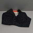 Popilush Push Up Bra No Underwire Wireless Seamless Bralettes with Support Comfortable Minimizer Bras for Women (Large, Leopard Black)