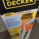 BLACK+DECKER 20V MAX Weed Eater, Edger and Sweeper Combo, Includes 2 Batteries and Charger, Cordless Electric Weed Wacker and 130 Mph Hard Surface Leaf Blower, 10 in. (LCC222), One Size