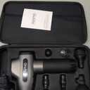 RENPHO Massage Deep Tissue, Percussion Muscle Massage for Athletes Men Women, Valentine's Day Gifts, Electric Handheld Massager for Pain Relief Relax 6 Massage Head, Gray