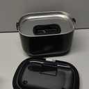 PETLIBRO Cat Water Fountain, Cordless Pet Water Fountain Battery Operated, 2.5L/84oz Dockstream Water Fountains for Cats Indoor, Cat Fountain with Stainless Steel Tray, Easy to Clean BPA-Free (Black)