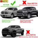 Mud Flaps for 2009-2024 Ram 1500 (19-24 Ram 1500 Classic), 2010-2018 Ram 2500 3500 All Weather Mudflaps Splash Guards for Trucks/Only Fit with OEM Fender Flares' Model