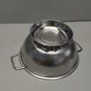 Colander Stainless Steel 3-Quart, Strainer for Kitchen Food, Dishwasher Safe