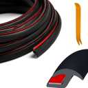 XmuxHai 30Ft Fender Flare Edge Trim, Rubber Gasket for Fender Flares Universal,Fender Flare Rubber Seal for Car and Truck Wheel Wells,rubberAutomotive Adhesive Tape Bonds to Flare
