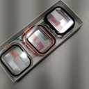 COMMUTER 3 Pack Case with Tempered Glass Screen Protector for Apple Watch SE(3nd) 2025 SE 2/1 Series 6/5/4 40mm, Hard PC Ultra-Thin Cover for iwatch SE 3/SE 2/SE/6/5/4 40mm, Black/Clear/Starlight