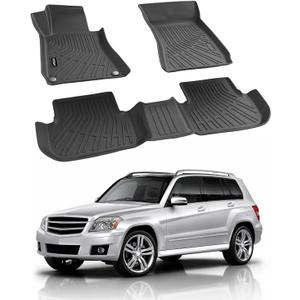 Floor Mat for Mercedes-Benz GLK 2008-2015
All-Weather Protection,Anti-Slip Durable TPE Cargo Liner, Floor Mats for Mercedes-Benz GLK 2008-2015 Accessories