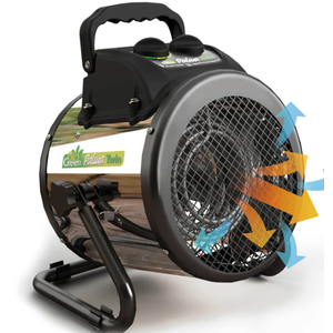 Electric Greenhouse Heater & Fan with Manual Thermostat PALMA, 5120 BTU