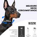 Inflatable Dog Cone Collar-Enhanced Anti-Licking Protective Cone with Adjustable Strap-Soft Dog Donut Collar Recovery Cone for Pets After Surgery(Blue, M)
