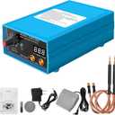 5000W Mini Battery Spot Welder, Portable Spot Welder Machine DIY Kit for 18650 Battery Pack Welding Tools, Adjustable Battery Welding Soldering Machine with Nickel Strip and Spot Welding Pen