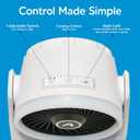 Arctic Air Ice Jet X3 Portable Air Cooler,Dual Mist Modes, Up to 8-Hour Cooling Time, 3-Speed Portable Cooler with Adjustable Airflow, USB C, LED Mood Light, Lightweight, Great for Home & Travel