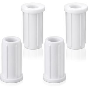 4 Pcs 3/4 Inch White Nylon Bushing Skin Replacement Pin Boat Seat Bushing - White Nylon Base Post, Replacement Part for Marine Seats