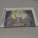 Halloween Skull Pumpkin Diamond Art Kits for Adult, Horror Bat Spider Web Diamond Painting Kits for Beginner, DIY Full Drill Rhinestone Diamond Dots Gem Painting Art Craft Home Decor 12 x16 Inch