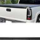 KARPAL Tailgate Molding Spoiler Cap Top Protector Trim Fits for 1999-2006 Chevy Silverado GMC Sierra GM1909101 15932249 (No Screws)