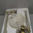 Battery Operated Wall Sconces Set of Two, Wireless Battery Wall Light with 10000mAh RGB Dimmable Magnetic Bulb and Remote, Rechargeable Sconce Wall Decor for Bedroom Living Room Hallway (Brass)